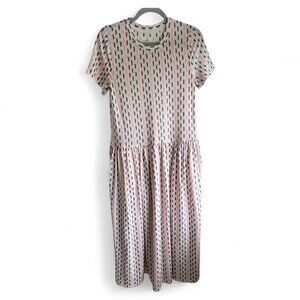 Lou & Grey Technicolor Clip Maxi Pocket Dress - Size Medium